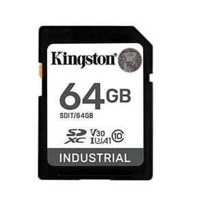 Kingston SDIT/64GB Industrial 64GB UHS-I SDXC Memory Card