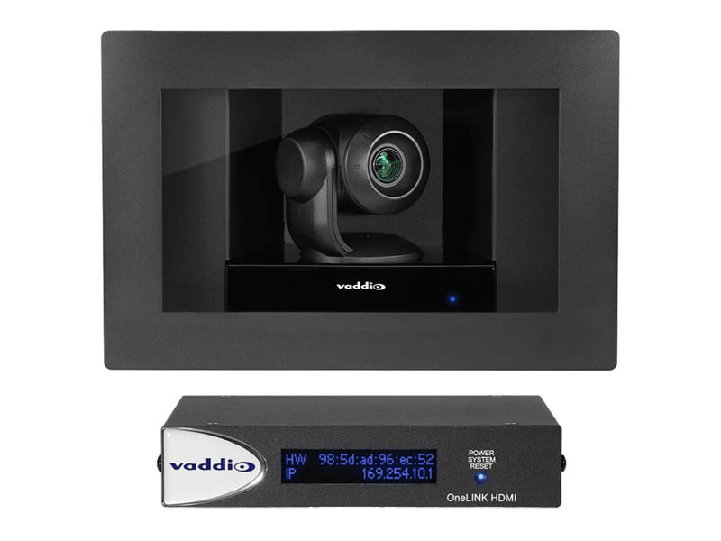 Vaddio 999-9966-100 RoboSHOT IW Clear Glass OneLINK HDMI Camera System
