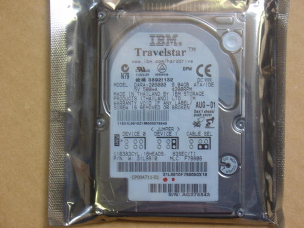 IBM Travelstar 9.0GB 4200 RPM 9.5MM Ultra DMA/ATA-66 IDE/EIDE