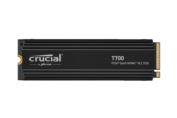 Micron Ct4000T700Ssd5 T700 4Tb Pcie Gen5 Nvme M.2 Solid State Drive With Heatsink Ssd Gad