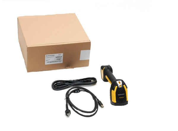 Datalogic PM9600-SR910RBK10 PowerScan PM9600-SR 1.8-Inch 2D-Imager Short Range USB Kit Barcode Scanner.