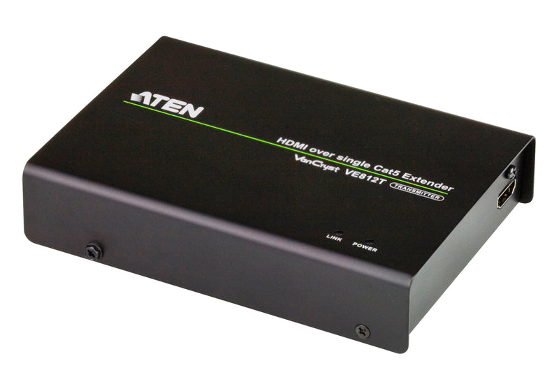 ATEN VE812T 4096 x 2160 4K 1-Ports HDMI Over Single Cat 5e Transmitter.
