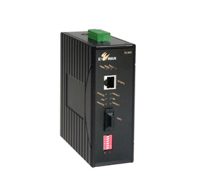 EtherWAN EL900-A-T-1-A Hardened 10/100TX to 100FX Fiber Media Converter.