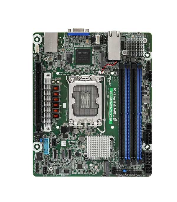 ASRock EC266D4ID-2T/X550 E-2400 Xeon Pentium Gold 128GB‎‎ Mini ITX Motherboard