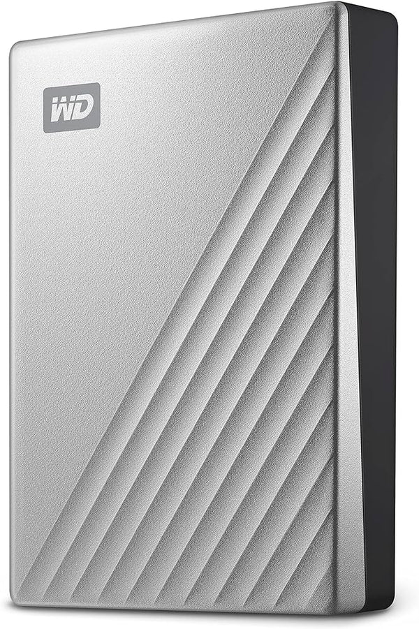 Western Digital WDBC3C0020BSL-WESN My Passport Ultra Silver 2TB USB-3.0 Portable Hard Drive.