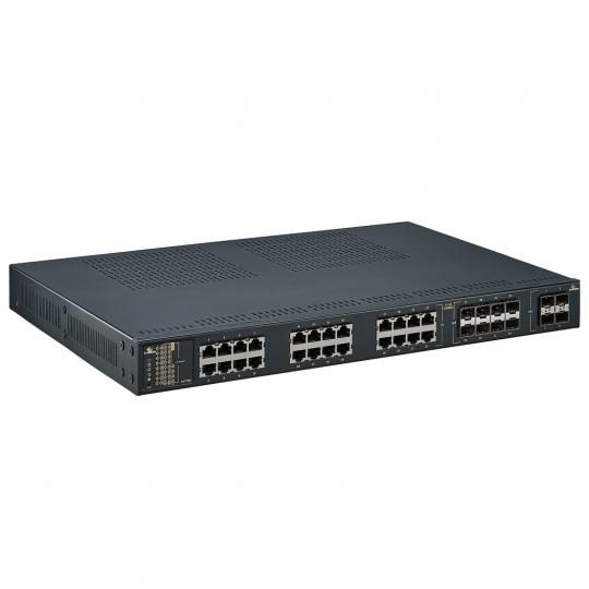 EtherWAN EX77964-8VC 28-Ports 1000/100TX Gigabit SFP Managed Ethernet Switch