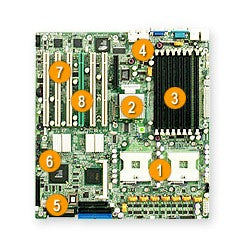 Supermicro X6DHE-XB Intel Xeon-E7520 DDR-SDRAM Serial-ATA Extended ATX Motherboard