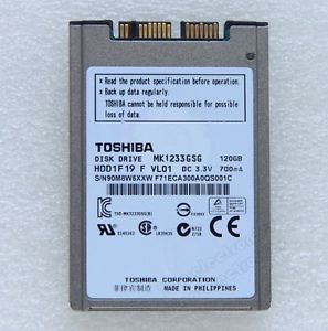 Toshiba HDD1F19 120GB 5400RPM SATA 8MB Cache 1.8" Micro Hard Drive
