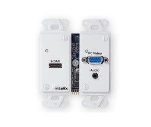 Intelix ASW-WP HDMI and VGA Auto Switching PoE Wall Plate with HDBaseT Out