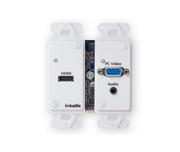 Intelix Asw-Wp Hdmi And Vga Auto Switching Poe Wall Plate With Hdbaset Out Simple