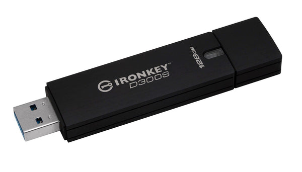 Kingston Ikd300S/128Gb Ironkey 128Gb Xts Encrypted Usb3.1 Flash Drive Memory