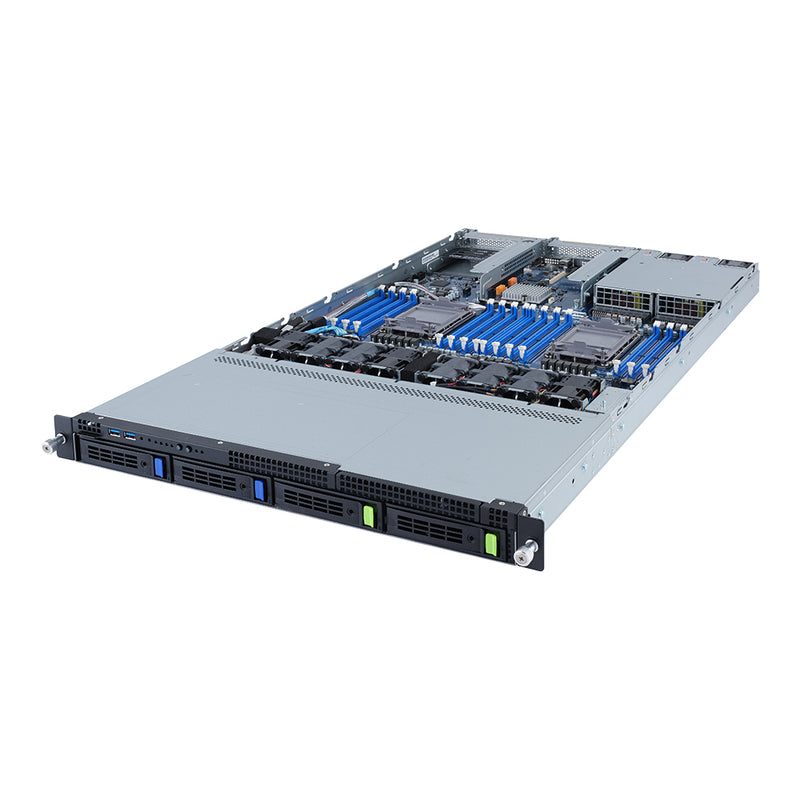 Gigabyte R182-34A Intel C621A Socket LGA 4189 DDR4-SDRAM 1U Rack-Mountable Barebone System