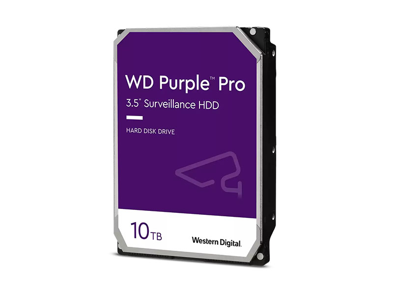 Western Digital WD101PURP Surveillance Purple Pro 10TB 7200RPM SATA-6.0Gbps 3.5-Inch Hard Drive