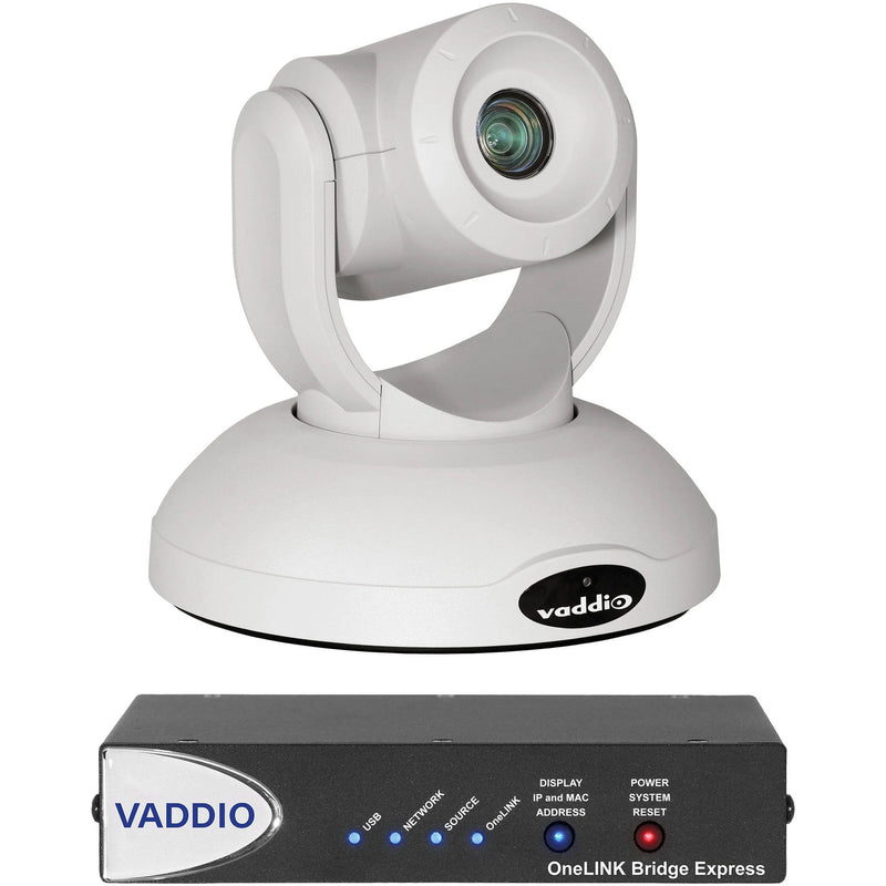 Vaddio 999-9952-270W RoboSHOT UHD PTZ Camera with OneLINK Bridge System