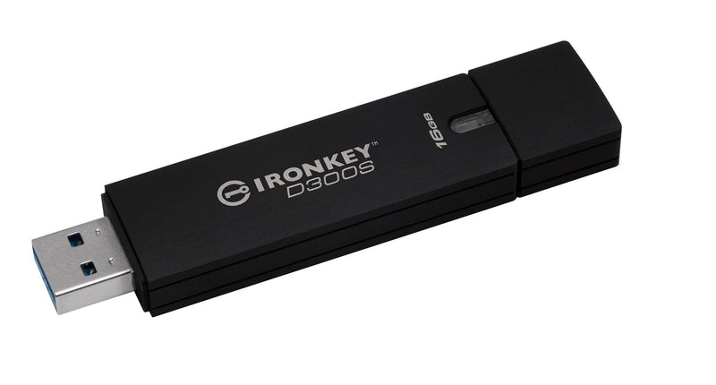 Kingston Ikd300S/16Gb Ironkey 16Gb D300S Aes Usb3.0 Flash Drive Memory