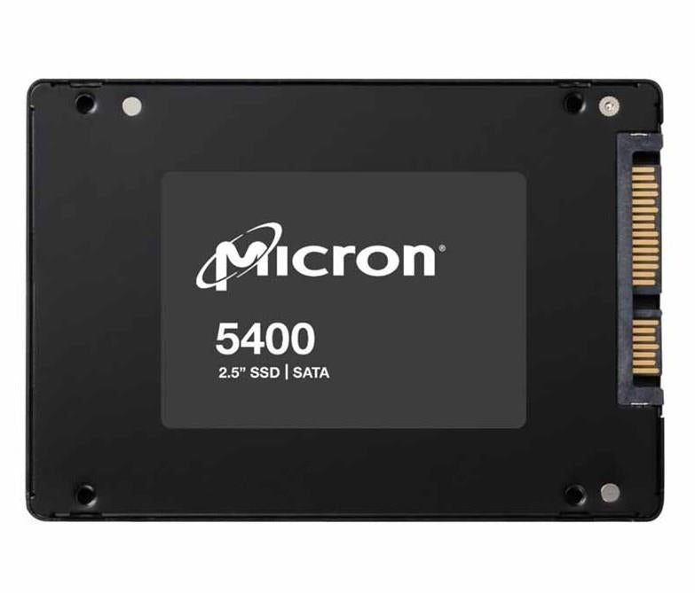 Micron MTFDDAK7T6TGA-1BC1ZABYYR 5400Pro 7.68TB SATA6GBps 2.5-Inch Solid State Drive.