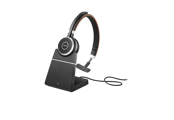 Jabra 6593-833-499 Evolve 65 Se Uc Mono 1.1-Inch 100 -10000 Hertz Headset With Link380A Stand