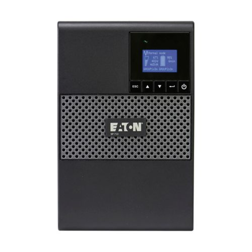 Eaton 5P750 8-Outlets 600W 750Va 120V Tower Lcd Line-Interactive Battery Backup Ups. Power
