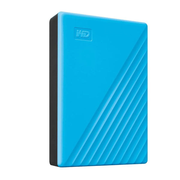 Western Digital WDBPKJ0040BBK-WESN My Passport Blue 4TB USB-3.0 Portable Hard Drive.