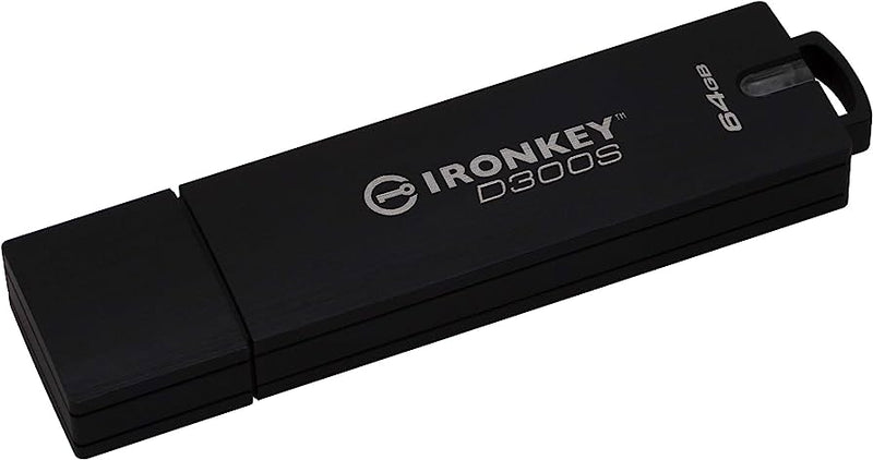 Kingston Ikd300S/64Gbcl Ironkey 64Gb D300S Xts Usb3.1 Flash Drive Memory