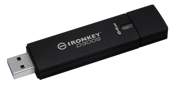 Kingston Ikd300S/64Gb Ironkey 64Gb D300S Xts Usb3.1 Flash Drive Memory