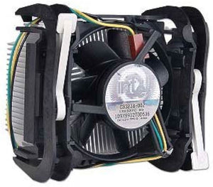 Intel C91249-001 Socket-478 3-Pin 2.5-Inch Aluminum Heat Sink Fan with Copper Core