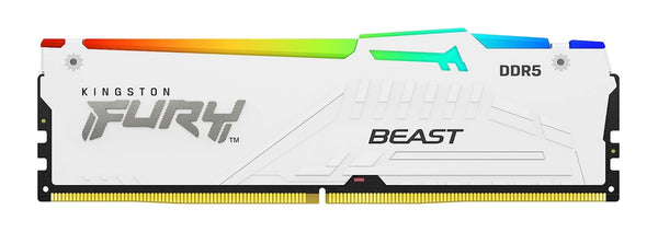 Kingston KF560C40BWA-32 32GB Fury Beast White RGB XMP DDR5 SDRAM Memory