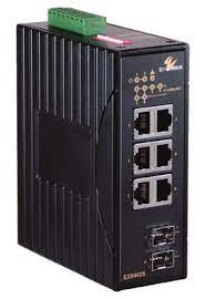 Etherwan Ex94026-2G-1-Aa 8-Ports 100/10Tx Fiber Unmanaged Ethernet Switch