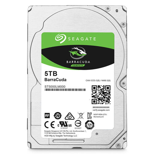 Seagate St5000Lm000 Barracuda 5Tb Sata-6Gbps 5400 Rpm 2.5-Inch Hard Drive