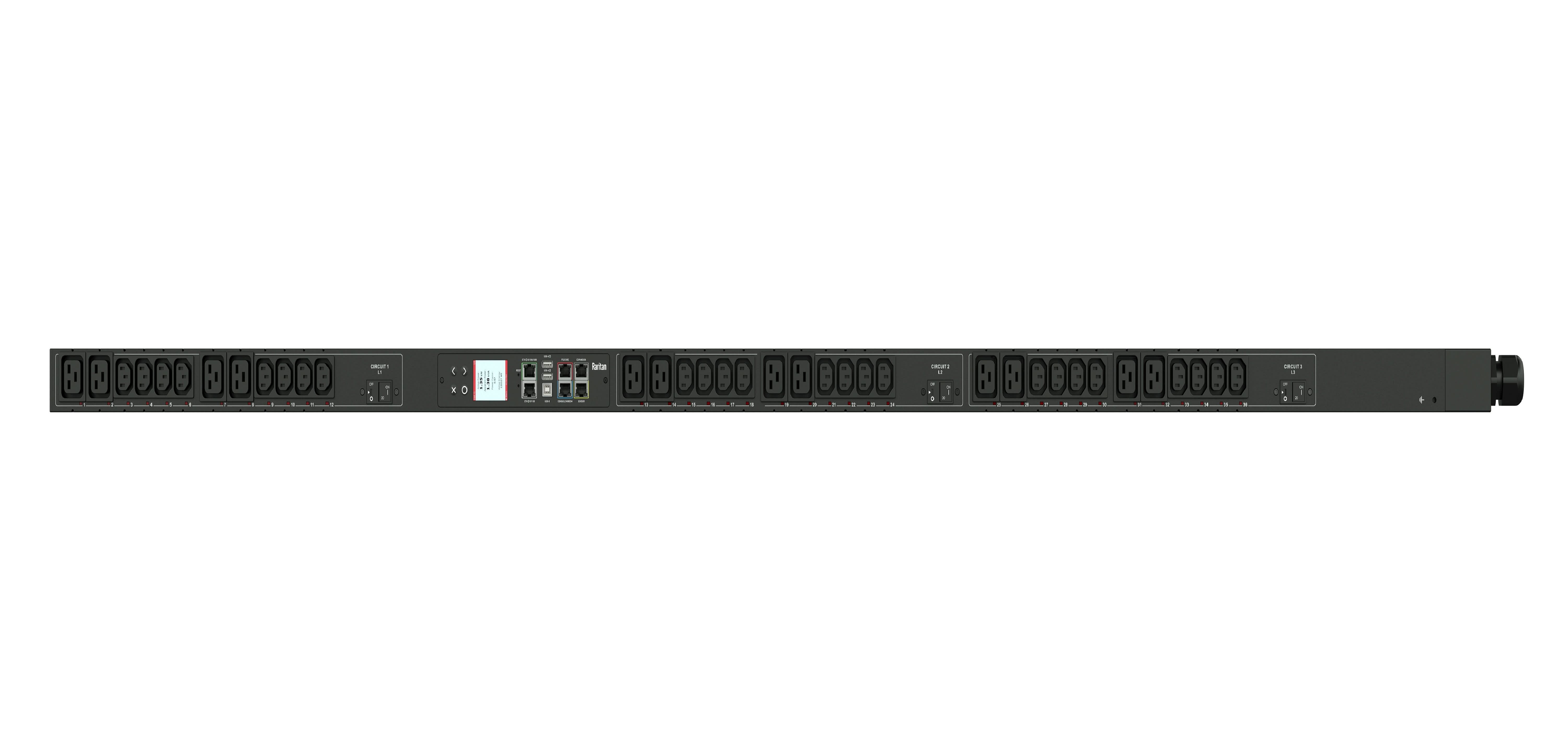 Raritan PX3-5732V-F5 3-Phase WYE 36-Outlets Rack-Mount PDU