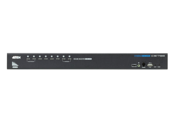 Aten Cs1798 1920 X 1200 Fhd 8-Port Hdmi Kvm Switch. Switch Gad