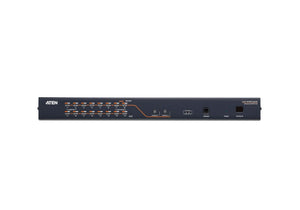 ATEN KH2516A 1600 x 1200 16-Ports Cat 5 High-Density KVM Switch.