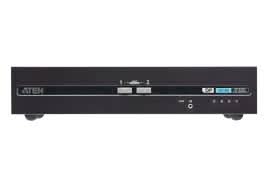 ATEN CS1142DP4 3840 x 2160 UHD 2-Port  USB Dual Display Secure KVM Switch.
