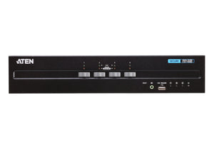 ATEN CS1144D 3840 x 2160 UHD 4-Port DVI Dual Display Secure KVM Switch.
