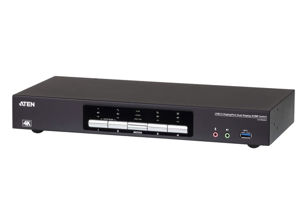 Aten Cs1944Dp 4096 X 2160 4K 4-Port Dual Display Secure Kvm Switch. Switch Gad