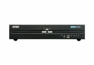 ATEN CS1142D 3840 x 2160 UHD 2-Port USB DVI Dual Display Secure KVM Switch.
