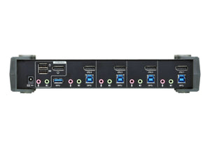 ATEN CS1924 4096 x 2160 4K 4-Port USB Display Secure KVM Switch.