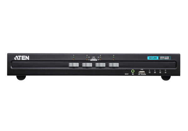 Aten Cs1184H 3840 X 2160 Uhd 4-Port Usb Ps/2 Hdmi Display Secure Kvm Switch. Switches