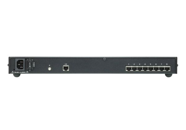 Aten Sn9108 8-Port Console Server Gigabit Ethernet Rack-Mountable Kvm Switch Gad