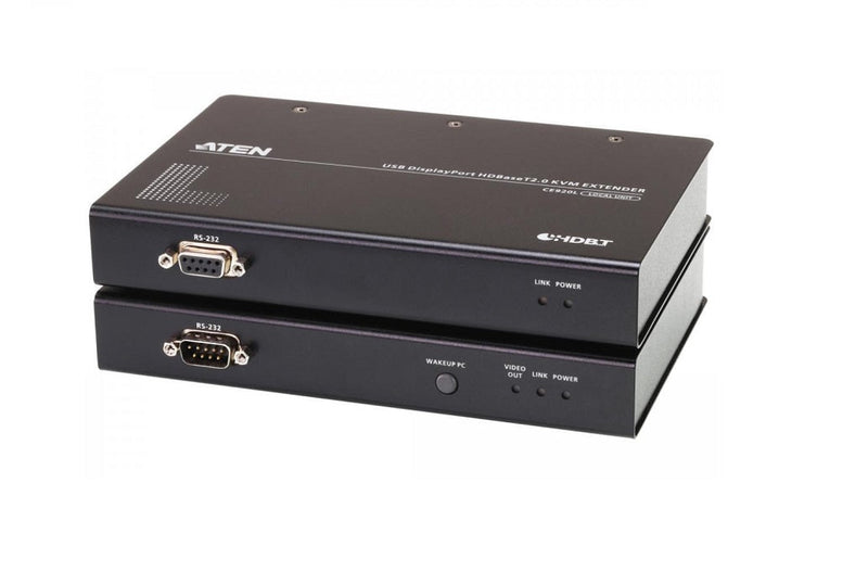 Aten CE920 USB 2.0 DisplayPort HDBaseT Extender Rack-Mountable KVM Switch