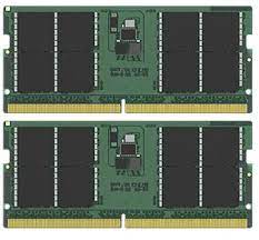 Kingston KVR52S42BD8K2-64 64GB SODIMM DDR5-5200MT/s SDRAM Memory Kit