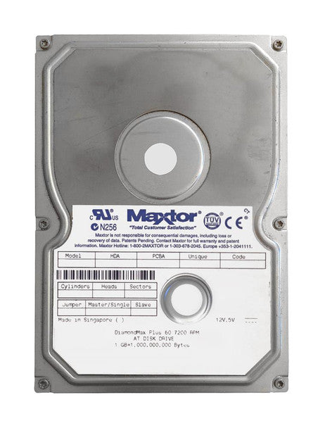 Maxtor 5T020H2 DiamondMax Plus 60 20.4GB 7200RPM Ultra-ATA-100 3.5-Inch Hard Drive.