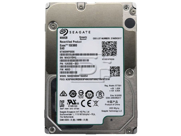 Seagate St900Mp0006 Exos 15E900 900Gb Sas-12Gbps 15K Rpm 2.5-Inch Hard Drive Hdd Gad