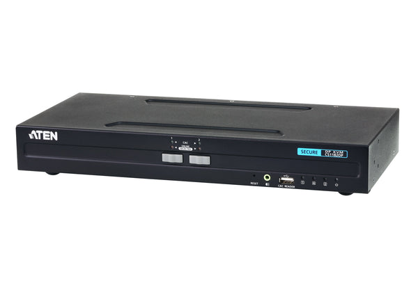 Aten Cs1182Dp 3840 X 2160 Uhd 2-Port Usb Hdmi Display Secure Kvm Switch. Switches