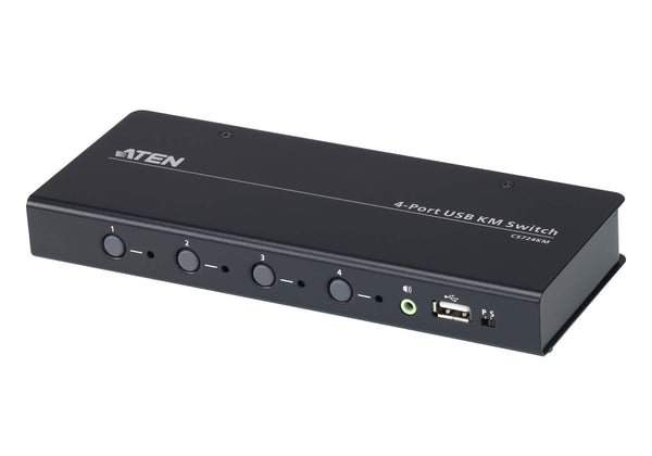 Aten Cs724Km 2560 X 1600 Uhd 4-Port Usb Display Secure Kvm Switch. Switches