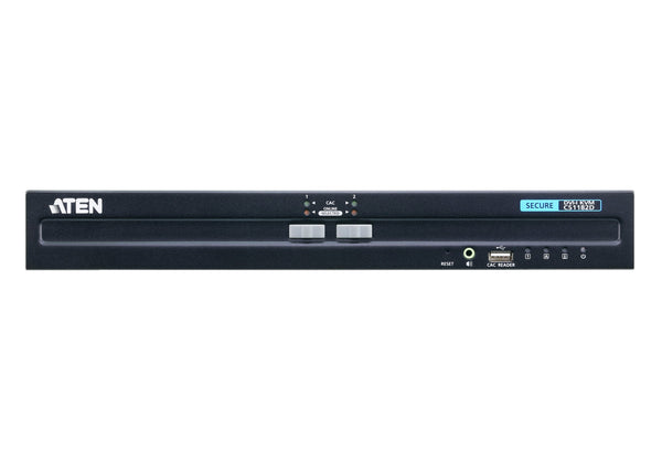 Aten Cs1182D 3840 X 2160 Uhd 2-Port Usb Dvi Ps/2 Display Secure Kvm Switch. Switches