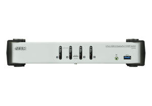 ATEN CS1914 3840 x 2160 UHD 4-Port USB Display Secure KVM Switch.