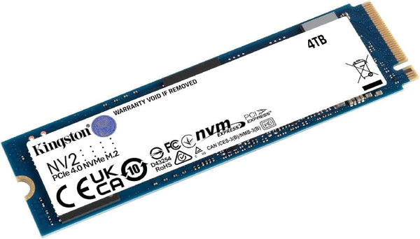 Kingston SNV2S/4000G NV.2 4TB M.2 PCIe 4.0x4 NVMe Solid State Drive