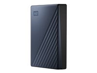 Western Digital WDBFTM0040BBL-WESN My Passport Ultra Blue 4TB USB-3.0 Portable Hard Drive.