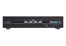 Aten Cs1144Dp4Un 4-Port Universal Ppv4.0 Hdmi Dual Display Secure Kvm Switch Gad